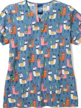 Zoe+Chloe Performance Noth Neck Print